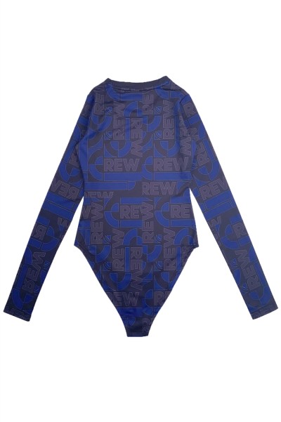 Exclusive custom-made long-sleeved round neck cheerleading uniforms Personally designed women's one-piece printed cheerleading uniforms Cheerleading uniform center CH208 front view